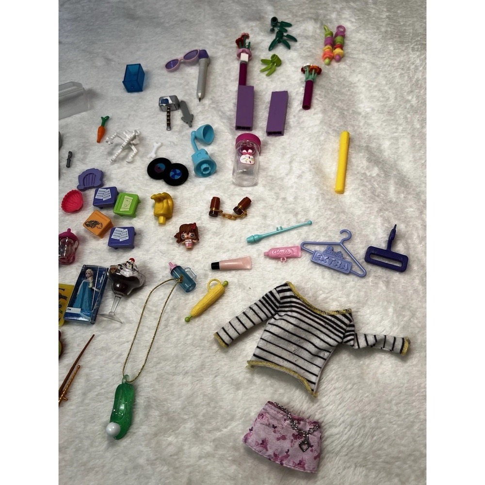 Huge Rainbow High Barbie Disney American Girl Mini Brands Accessory Lot 50+ - Picture 6 of 14